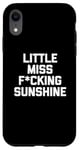 iPhone XR Little Miss Fucking Sunshine T-Shirt funny saying sarcastic Case