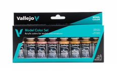 Vallejo Coffret de 8 pots de peinture acrylique pour modélisme Couleurs assor...