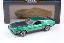 1:18 Sun Star 1971 Ford Mustang Mach 1 Coupé Ram Air 351 Vert Métallique