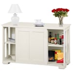 Buffet Bahut Commode Meuble de Rangement Cuisine Salon Séjour Porte Coulissante