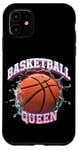 Coque pour iPhone 11 Basketball Queen Joueur de basket-ball