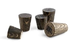 The Oak Men - 5 magnets - Dark  oak