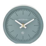 Interval Minimalist Desk Clock 15cm Teal