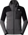 THE NORTH FACE Men's Stormgap Powergrid Hoodie Jacket, Smoked Pearl/Tnf Black, S