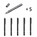 5-PACK PREMIUM DISC TIP CAPACITIVE STYLUS PEN FOR MICROSOFT SURFACE PRO 4 2015