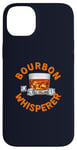 Coque pour iPhone 14 Plus Costume humoristique Bourbon Whisperer pour amateurs de whisky