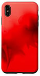 Coque pour iPhone XS Max Minimalisme Rouge Abstrait Esthétique Art