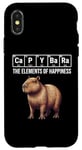 iPhone X/XS Capybara The Elements Of Happiness Periodic Table Chemistry Case