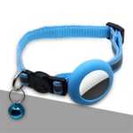 Trolsk Pet Collar with Silicone Case (AirTag) - Blå