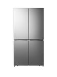 Hisense Rq758N4Sase Pureflat 90Cm Cross Door, American Fridge Freezer - Stainless Steel