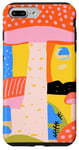 Coque pour iPhone 7 Plus/8 Plus Motif de peinture champignon Memphis
