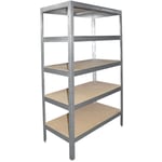 Shelfplaza - pro 155x90x40 cm Étagère charge lourde galvanisé / etagere metal 5 plateaux / capacité d' étagere métallique 200kg / meuble etagere