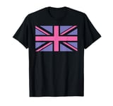 Purple and Pink, United Kingdom The Union Jack Flag T-Shirt