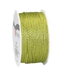 C.E. Pattberg MOSEL Ficelle citron vert, 50 m de Cordelette Tissée, Largeur 2 mm, Accessoire pour Décoration, Bricolage, Travaux Manuels et Emballage Cadeau