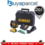 Dewalt DCLE34021D1-GB XR Compact Cross Line Green Laser 18V 1 x 2.0Ah Li-ion