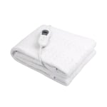 Surmatelas Chauffant Électrique 150x80cm avec Arrêt Automatique, Couverture thermique, Chauffe-matelas réglable à 3 Niveaux de Températures