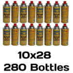 10x 28 CAN BOX CAMPING Butane Gas CANISTERS Portable Stove Cooker Grill & Heater