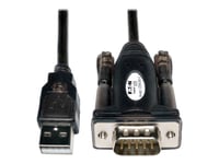 Eaton Tripp Lite Series 5Ft Usb To Serial Adapter Cable Usb-A To Db9 Rs-232 M/M 5' - Seriell Adapter - Usb - Rs-232 - Svart