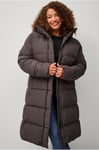 Áhkká - Kappa Warm Mid Length Parka W - Brun