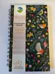 RSPB Beyond the hedgerow Birds Flowers Password Book alphabetical tabs