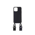 Coque pour iPhone 12/12 Pro Chargeur Sans Fil, Lanière Mousqueton