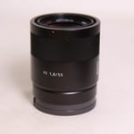 Sony Used FE 55mm f/1.8 ZA Zeiss Sonnar T* Lens