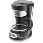 Swan Programmable Coffee Maker Machine with Anti Drip Function, 750ml - SK13130N