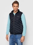 ARMANI EXCHANGE Navy Gilet Vest Feather Padding AX Logo With Pouch Size S BNWT