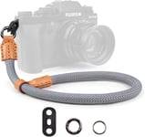 Dragonne Appareil Photo,Dragonne de Poignet pour Appareil Photo Sangle Poignet Appareil Photo pour Sony A6000 A6400 A6700 A7IV Canon eos Nikon Fujifilm-Gris