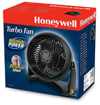 Honeywell Desk Stand ventilateur oscillant avec Tilt 3-Speed ??Black / Silver H340mm Dia. 229mm HT Ref-109E