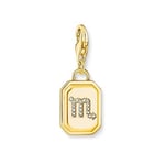 Thomas Sabo 2160-414-39 Gold-Plated Charm Pendant Zodiac Jewellery