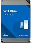 Blue 4To Disque dur Interne 3.5"" pour PC, 5400 RPM Class, SATA 6 GB/s, 256MB Cache, Garantie 2 ans