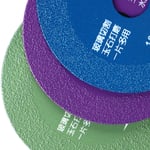 3PCS Ceramic Glass Cutting Disc Green Blue Purple Super Slim Tile Cutting ✿