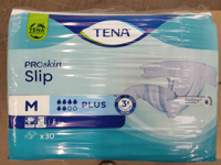 Tena Proskin Slip M (6 Drops - PLUS)  x 1 Pack of 30 New/Unopened