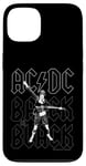 Coque pour iPhone 13 AC/DC Back in Black Angus Young Photo par Michael Putland