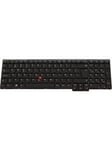 Lenovo - notebook replacement keyboard - Danish - Bærbar tastatur - til udskiftning - Dansk - Sort