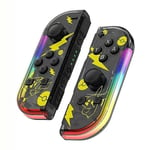 Paire De Manettes Joy-Con Switch Sans Fil Contrôleur Pour Switch/Oled/Lite Avec Double Vibration/6-Axis Gyro/Screenshot