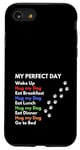 iPhone SE (2020) / 7 / 8 Dog Lover - Hug my Dog - My Perfect Day with paw prints Case