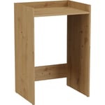 COMO - Meuble de rangement pour machine à laver - Meuble SDB - 64x50x97.5 cm - Buanderie