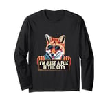 I'm Just a Fox in the City Cool Urban Design Long Sleeve T-Shirt