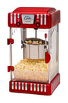 Elite Gourmet EPM-250# Machine à popcorn classique à poser, style rétro/fête foraine, capacité 74 ml, pour soirée cinéma, rouge