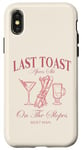 iPhone X/XS Last Toast On The Slopes Bachelor Skiing Bridal Best Man Case