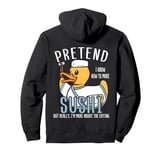 Sushi Rubber Duck Sashimi Duckling Pullover Hoodie