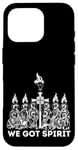 Coque pour iPhone 16 Pro We Got Spirit Cross Flames Ensemble Saints