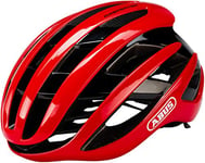 ABUS AirBreaker Racing Bike Helmet - High-End Bike Helmet for Professional Cycling - Unisex, for Men and Women - Red, Size M