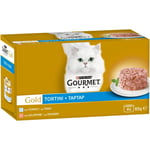 Contient Purina Chat Bambous Nourriture Humide Pour Gourmet Or de Thon 4x85g