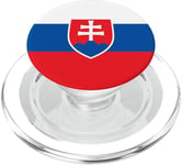 Slovakian Flag of Slovakia PopSockets PopGrip for MagSafe