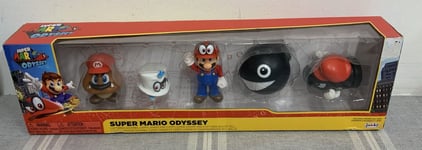 Super Mario Odyssey 5 Figures - New And Sealed