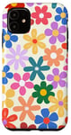 Coque pour iPhone 11 Housse de protection pour téléphone Motif floral botanique printanier