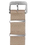 Pop Pilot Femmes Bracelet de Montre en Tissu Beige L 22mm